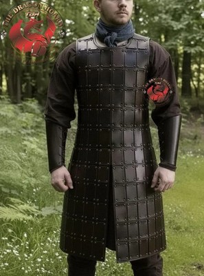 Medieval Brigandine Leather Torso Armor Larp cosplay Costume renaissance Armor