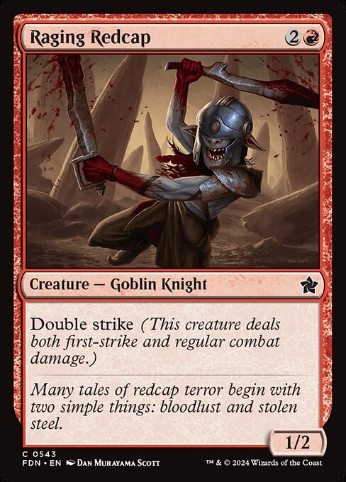 [MTG] Raging Redcap (0543) (FDN) LP-HP