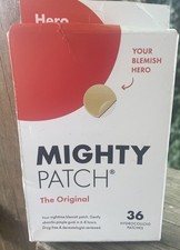 Mighty Patch Original Hero Cosmetic Hydrocolloid Acne Spot Pimple Patches 36 Ct