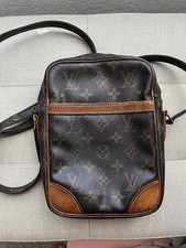 Louis Vuitton Monogram Brown Shoulder Bag Adjustable Strap Designer Logo