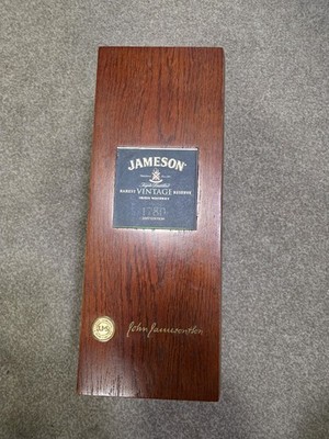 RARE Jameson Rarest Vintage Reserve Irish Whiskey Empty Bottle & Box
