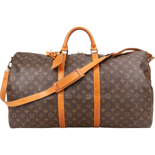 Louis Vuitton Monogram  Keepall 60 Bandoulière Travel Bag    Tasche