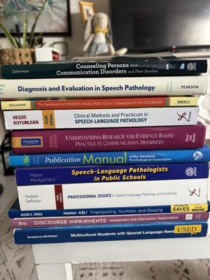 Speech Therapy College Textbook Bundle 