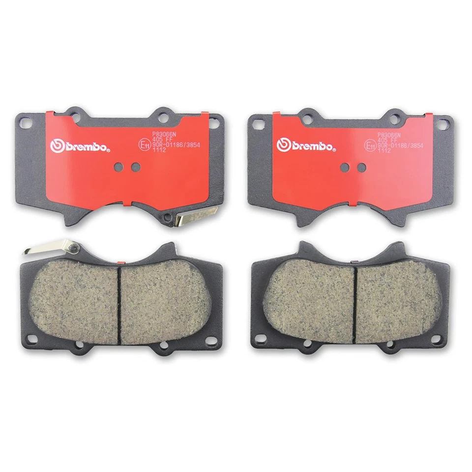 Front & Rear Brembo Ceramic Brake Pads Set Set For 2003-2009 Lexus GX470 - Image 4 of 4