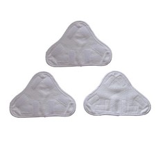 3 Pack Washable Triangular Microfiber Mop Pads for H2O X5 - Streak-Free Shine