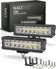 6 Inch Led Light Bar 50w 4000lm Led Fog Lights For Trucks White Spot Flood Com 6 Inch Led Light Bar 50w 4000lm Led Fog Lights For Trucks White Spot Flood Com