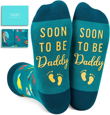 Gift Idea for Him - Funny Gifts for New Dad Brother, in Law Birthday Socks