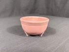 FIESTA Ware Tripod Salsa Dipping Candle Trinket  Bowl Rose Pink Retired Y2K