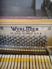 Wurlitzer Upright Spinet Piano Mahogany Finis...