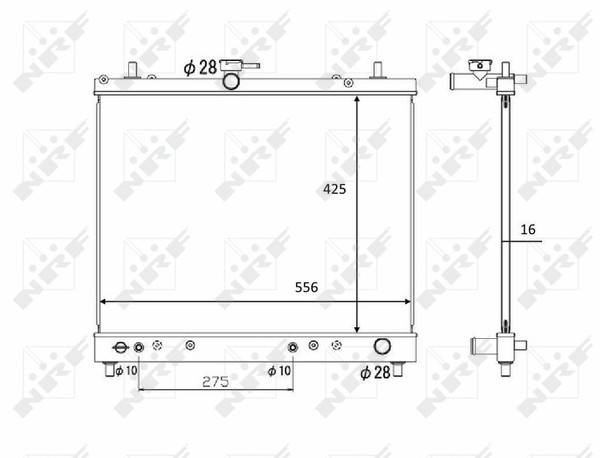 NRF 58446 KüHler, MotorküHlung For Daihatsu-image