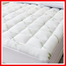 Cooling Mattress Topper Queen Extra Soft Pillow Top Mattress Pad, Breathabl...