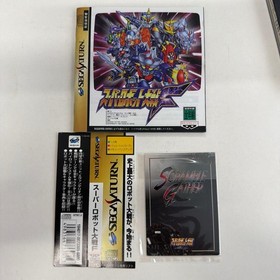 Super Robot Wars F and Kanketsuhen 2 Game Set Sega Saturn Simulation Japan