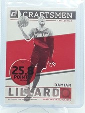 Damian Lillard 2019-20 Donruss NBA Basketball - Craftsmen Portland Trail Blazers
