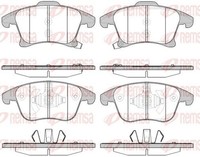Remsa Bremsbelagsatz, Scheibenbremse 1249.22 FüR Ford