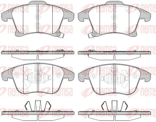 Remsa Bremsbelagsatz, Scheibenbremse 1249.22 FüR Ford-image