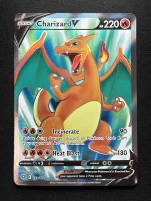 Pokemon: Charizard V Full Art 153/172 Brilliant Stars