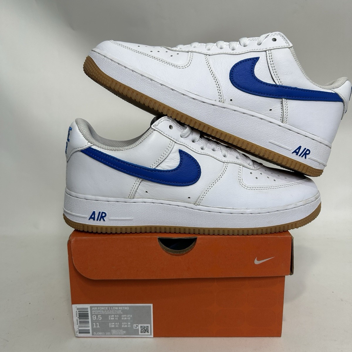 Nike Air Force 1 Low Retro Color Of Month “White Royal Blue 