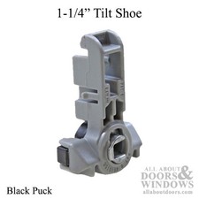 Inverted Channel Balance Tilt Shoe 1-1/4 Inch Black