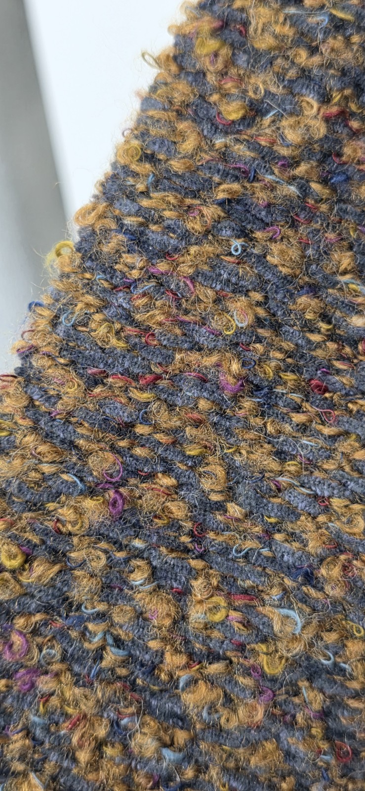 Curio Multi-Color Textured Patchwork Cardigan Swe… - image 6