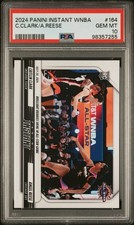 Caitlin Clark, Angel Reese 2024-25 Panini Instant WNBA  #164 Rookie RC PSA 10