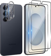 For Samsung Galaxy S24 S25 S26 Ultra Glass Screen Protector Camera Lens A26 A17