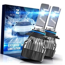 9006 Fog Light Bulbs, 500 Brighter 6500K Cool White Plug-N-Play Bulb with