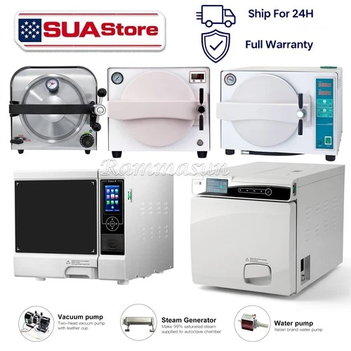 Dental Class B Autoclave Steam Sterilizer with Vacuum Drying & Built-in Printer
