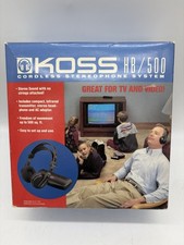 Vintage KOSS Headphones HB/500 Cordless Stereophone System New with flaws