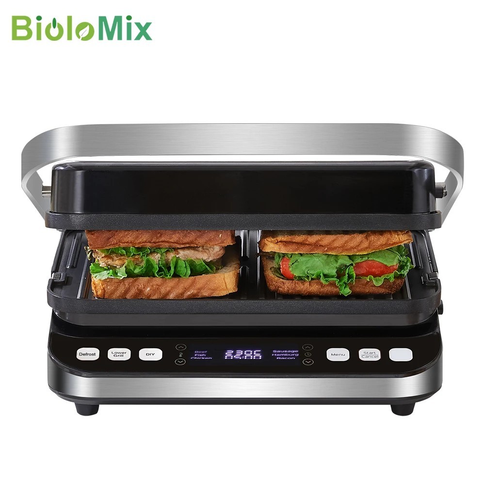 BioloMix Plancha Eléctrica Grande Encimera Placa Caliente Parrilla Tocino Comercial ✨✨