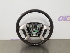 12 Cadillac Escalade Ext Luxury Steering Wheel Brown Leather Heated Left Driver