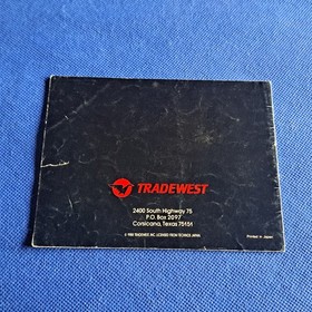 Nintendo NES: Double Dragon [Instruction Book Manual ONLY]