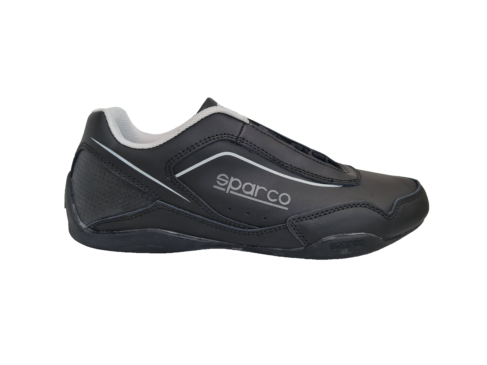 Sparco Jerez Trainers Black Grey Motorsports Driving Sneakers Size EU 40 UK 6.5