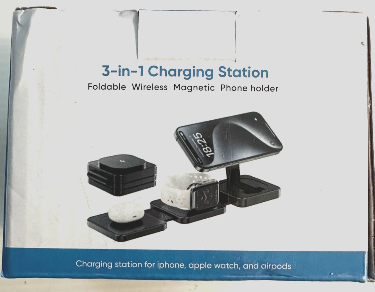 3-in-1 Foldable Wireless Charging Station