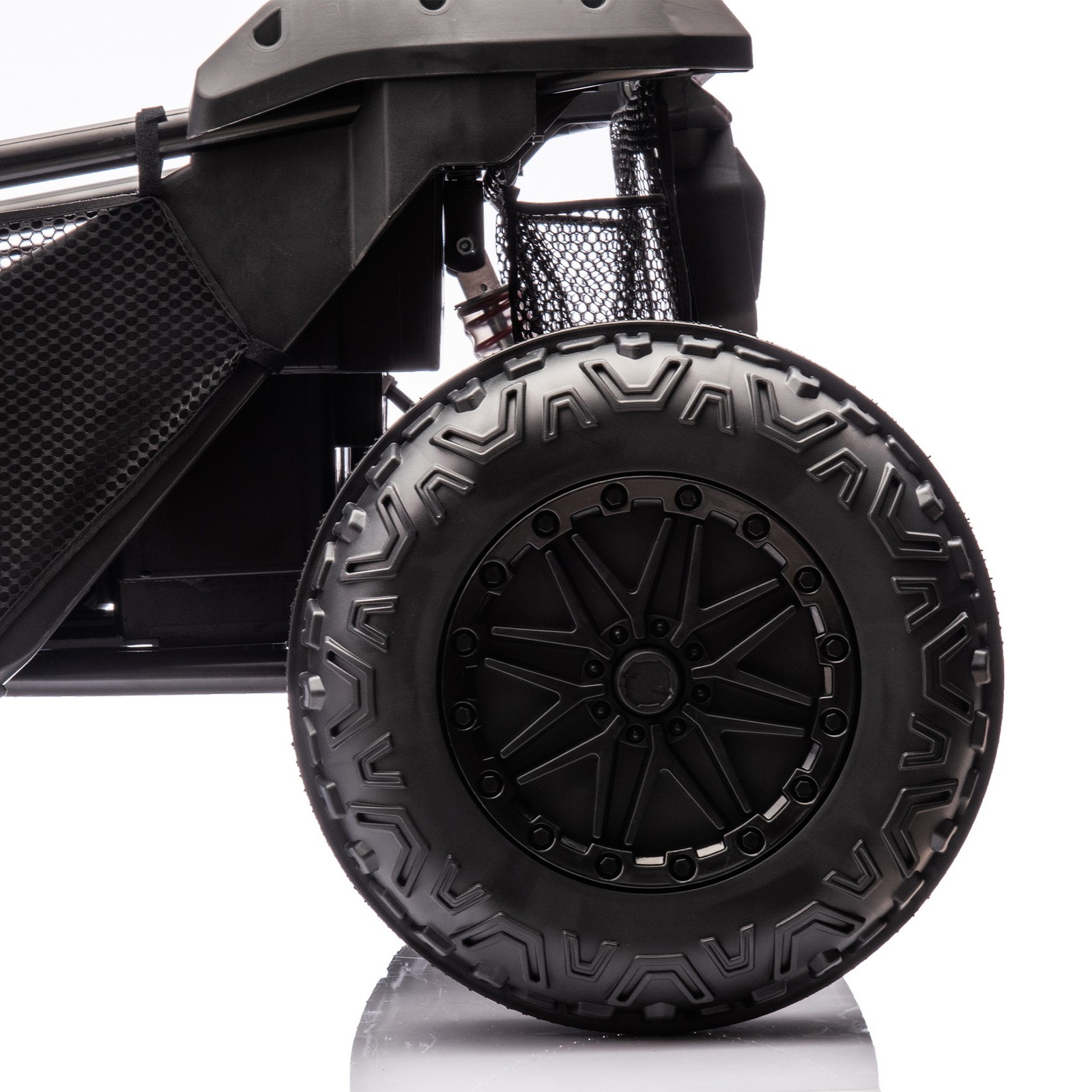 24V 400W Kids Ride On UTV Car 20" Seat 2-Seater Parents Control LED Lights Music