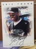 1996 Donruss Leaf Signature Series Eric Young Silver Auto On-Card Autograph
