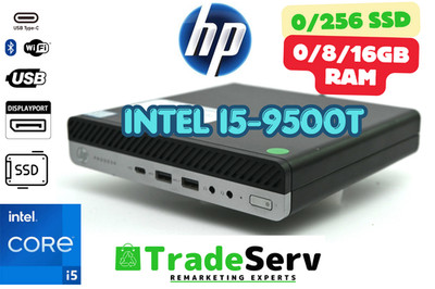HP Prodesk 600 G5 Mini PC  i5-9500t 8-16GB RAM , SSD   Win11