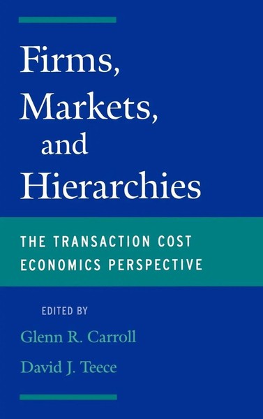 Glenn R. Carroll (U. A.) | Firms, Markets And Hierarchies | Buch | Englisch-image