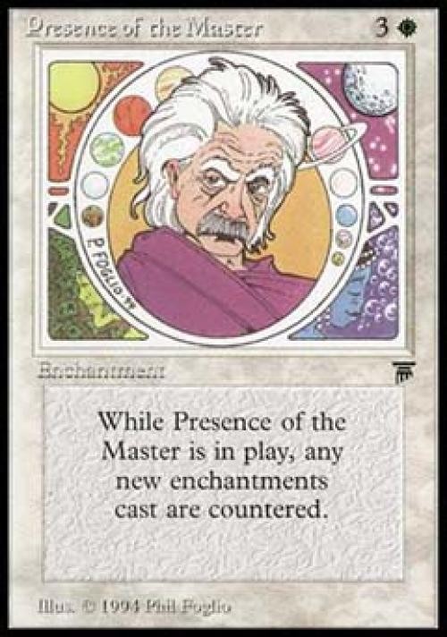 MTG English Presence of the Master NM Normal Legends