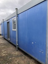 32’ X 10’Second Hand Used Portable Cabin Office/Car Wash Steel Clad Jackleg Unit