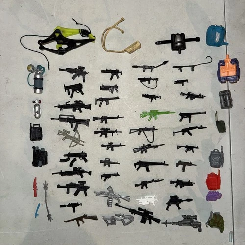 Vintage 80’s GI Joe Weapons, Backpacks & Accessories Lot Hasbro