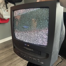 Samsung TV VCR Combo CXJ1352 13" CRT VHS TESTED WORKING No Remote READ DESC 