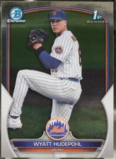 2023 Bowman Draft #BDC-147 Wyatt Hudepohl Chrome Baseball EX