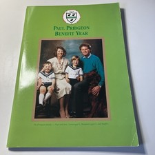 PAUL PRIDGEON WORCESTERSHIRE CRICKET CLUB 1989 BENEFIT YEAR programme 