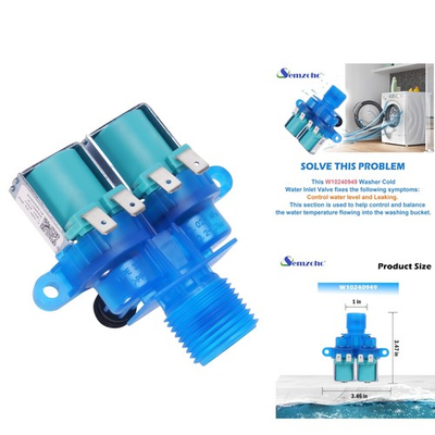 #ad W11168740 Cold Water Inlet Valve Replacement for Whirlpool amp; Maytag Washers $26.21