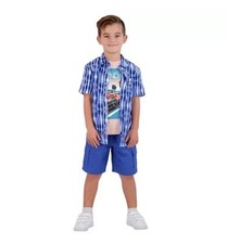 Tommy Bahama New 2T Blue 3PC Kids Boys Clothing Set Paradise Grand Prix