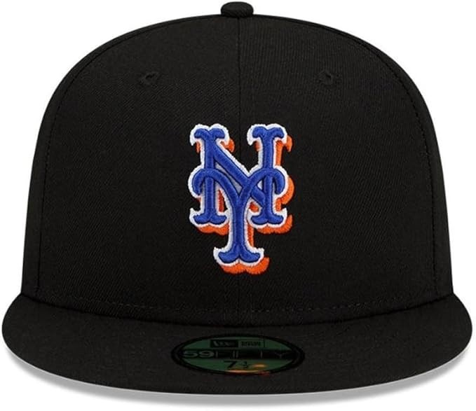 【New Era】NEW YORK METS MLB BLACK / NEW ERA 59FIFTY FITTED New Era New York Mets Black Metallic Edition 59Fifty Fitted