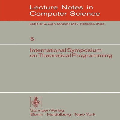International Symposium on Theoretical Programming Springer Natur