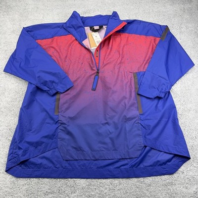 Adidas Jacket Mens Medium My Shelter Wind.RDY Parley Rain Packable Anorak New