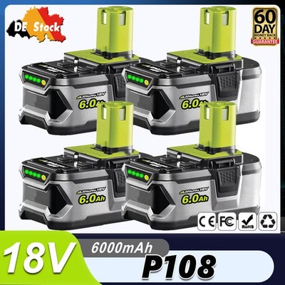 18V 8.0Ah Akku Für RYOBI One Plus Lithium RB18L50 P108 P109 Batterie 18 Volt DE