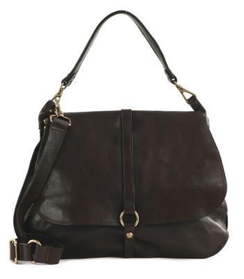 CAMPOMAGGI Shoulder Bag Schultertasche Tasche Moro dunkelbraun Neu